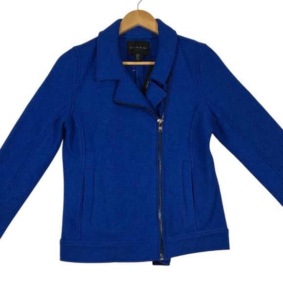 Tamari Blue moto jacket size small women’s - Picture 10 of 12